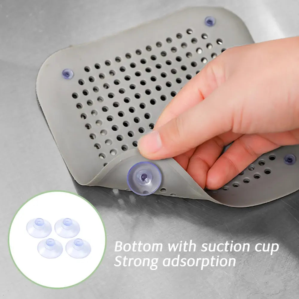 Drain Hair Catcher Filter Sink Anti-blocking Strainer Bathtub Shower Floor Silicone Stopper Cover Kitchen Bathroom Accessories